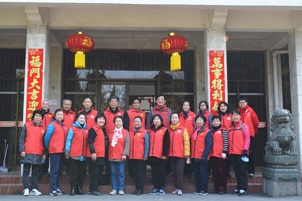 2023.3.2-淮南老年大学（市老干部活动中心）党员志愿者开展“学雷锋”志愿服务活动