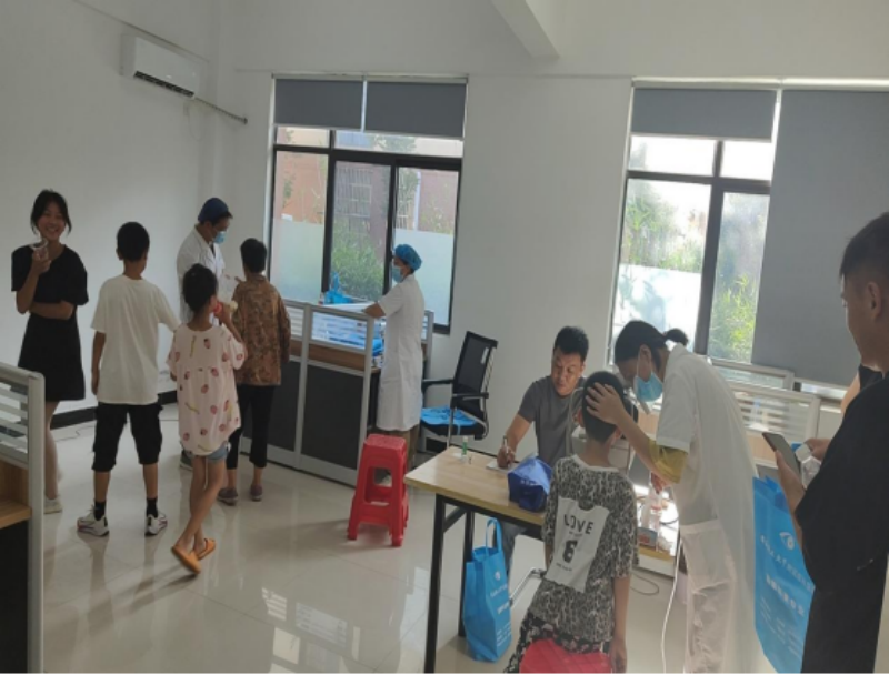 周寨社区关工委开展关注普遍的眼健康活动117